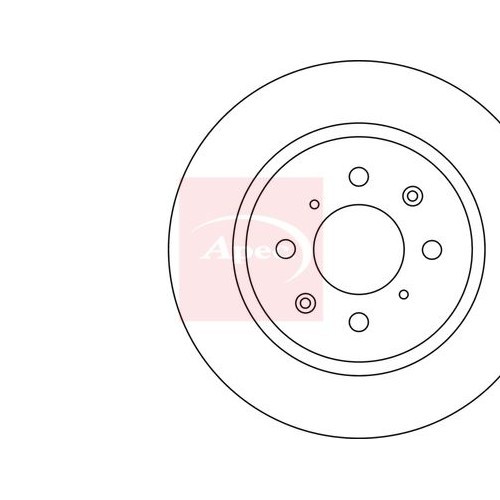 For HONDA INSIGHT ZE 2009 on BRAKE DISC (REAR) (SINGLE) DSK2767