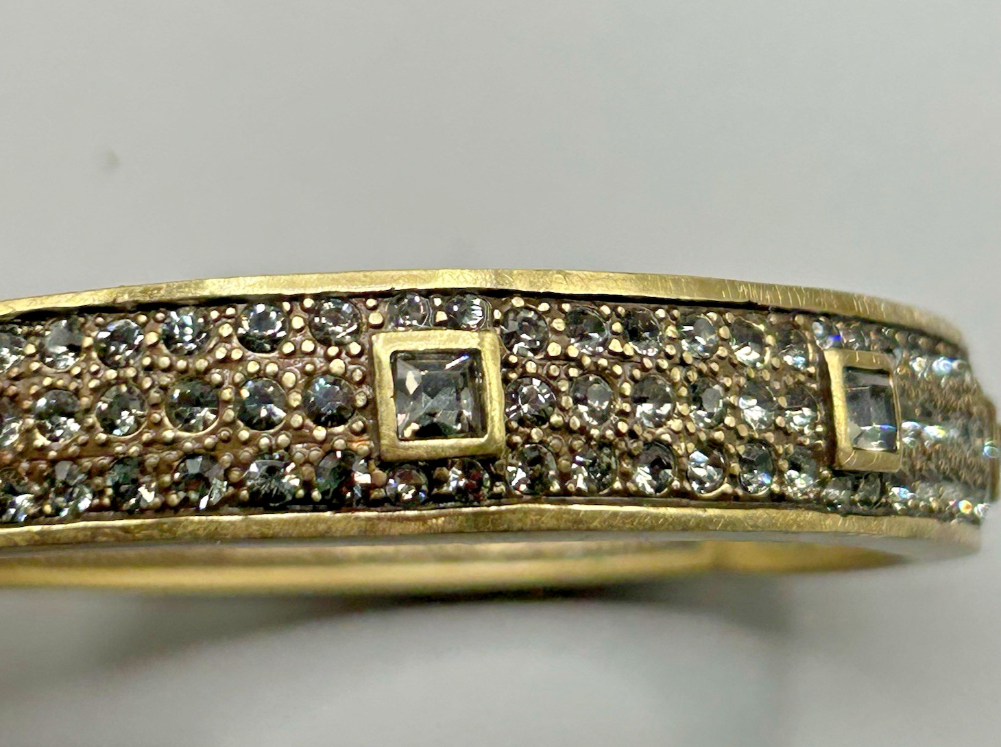 HEIDI DAUS Hinged Stackable Bracelet with Rhinest… - image 3