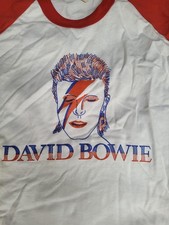 David Bowie Aladin Sane Era T- shirt...Silk Screen from 1980 Screen Stars 3/4