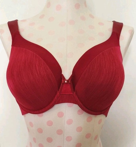 Reggiseno Vanity Fair 76338 Illuminazione Ferretto 38D - Colore Vino - Cinghie Comfort
