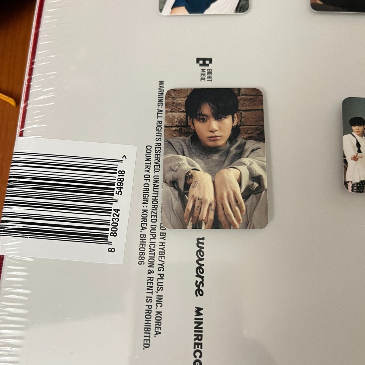 BTS フェスタ カプセルアルバム Vol.1 GOLDENジョングク グク BTS