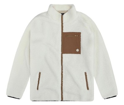Bavarian Caps Sherpa Zipper Edelweiß Dunkelblau | Größe M