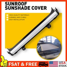 Panoramic Sunroof Sunshade Shade Curtain Cover For VW Golf Tiguan Audi Q5 Gray Q