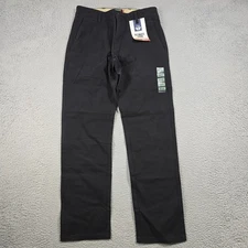 Levi's Dockers Mens Pants 30X30 Black Chino Stretch Straight Flex Waistband NWT