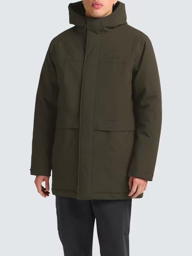 Jack Wolfskin Men's Regular Fit Cold Camp Coat - Obsidian Moss - Small (Mark)