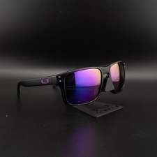 Oakley Holbrook R Polarized P Sunglasses Black Frame / Purple Lens 5