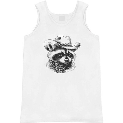 'Cowboy Raccoon' Adult Vest / Tank Top (AV055744)