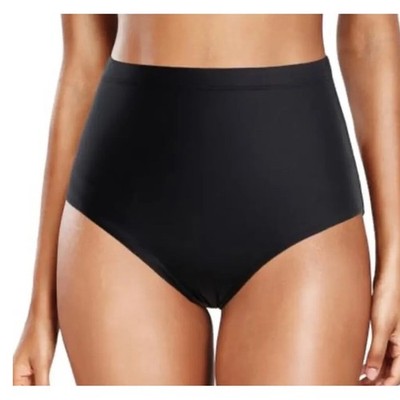 Motel Rocks Day Dream High Waisted Bikini Bottoms Black Small NWT