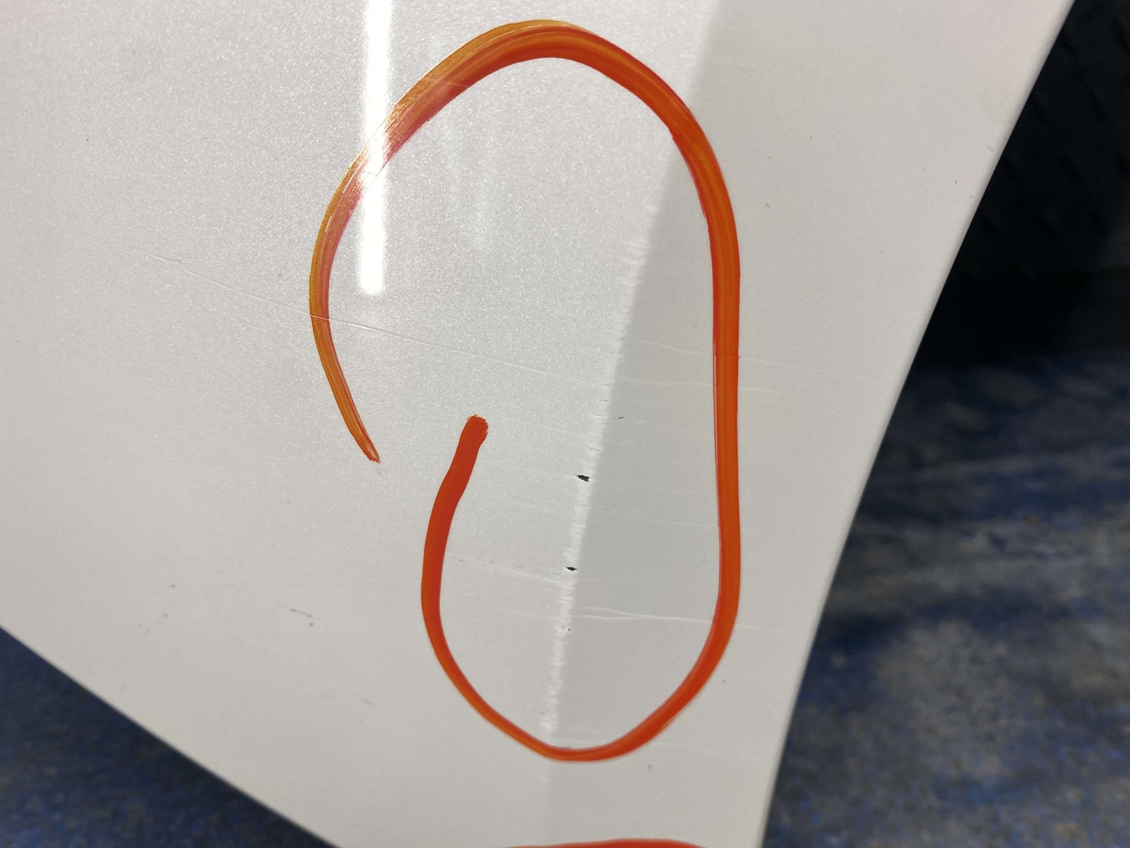 BMW i8 2014-2020 Rear Right Quarter panel White