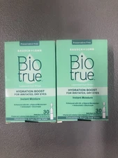 Biotrue Hydration Boost Eyedrops 30 x 0.01oz dispensers (2-pack)(EXP. 12/2025)