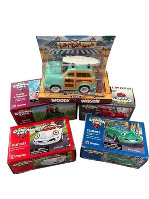 The Chevron Cars 1996 & 1999 Collectible Cars New Inbox Lots Of 5