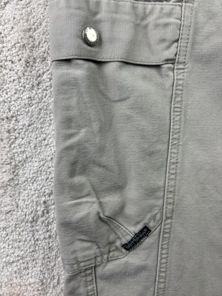 Pantalones cargo Brittania Britt Force vintage para hombre 30x34 utilitarios pierna recta años 90 Foto 3 de 4
