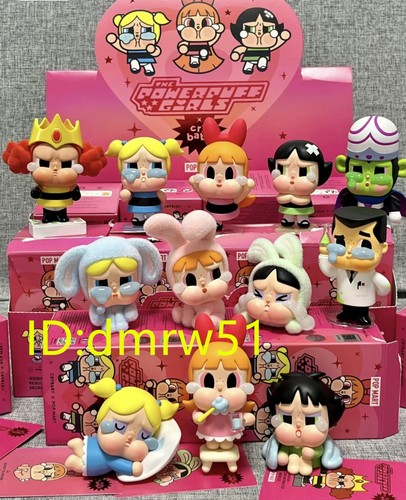 Authentic POP MART Cry Baby powerpuff Girls Confirmed Blind Box Figure Toy Gift