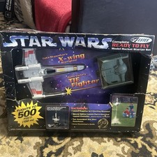 Star Wars XWing starfighter & Darth Vaders Tie Fighter Rockets Ultra Rare