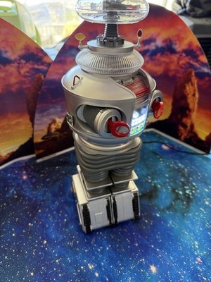 Lost in Space B/9 Robot built painted with lighting.