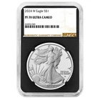 2024-W Proof $1 American Silver Eagle NGC PF70UC Brown Label Retro Core
