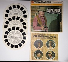 Vintage  Gunsmoke  VIEW-MASTER REELS 3 1972