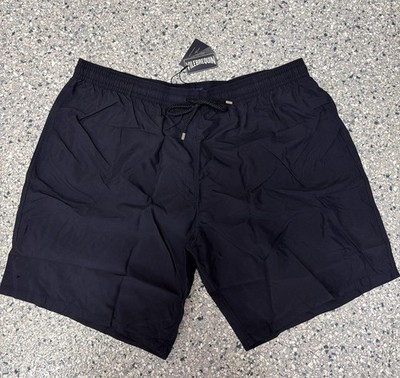 NWT 100% Authentic VILEBREQUIN MOON Swim Trunks  - MEN  - NAVY BLUE - 6XL