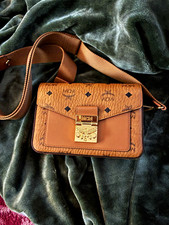 MCM Millie Visetos Monogram Small Crossbody B...