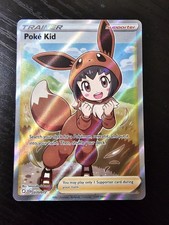 Pokemon TCG Shining Fates Poke Kid 070/072 Holo Full Art Ultra Rare Trainer NM