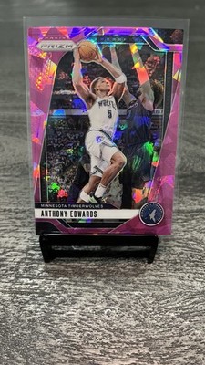 Panini Prizm 2024-25 Anthony Edwards Pink Cracked Ice