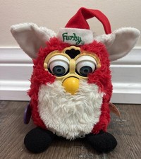 1999 Vintage Limited Edition Christmas Santa Claus Furby Red White