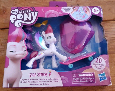 Zipp Storm, Crystal Adventure My Little Pony 20 Piece Play set, NIP SEALED