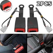 2pcs Universal Front Driver Safety Seat Belt Buckle Plug Connector Warning Cable 2pcs Universal Front Driver Safety Seat Belt Buckle Plug Connector Warning Cable