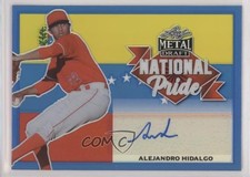 2021 Leaf Metal Draft Blue Rainbow 8/35 Alejandro Hidalgo #NP-AH1 Auto i6j