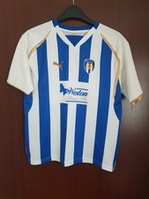 Colchester United Heim Fußballtrikot Saison 2009-2010 Kinder Größe 9-10 Jahre