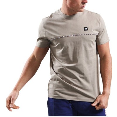 Weekend Offender Herren T-Shirts Cefalu Rundhals Sport Sommer Komfort Ripp Tee