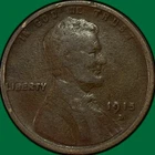 1915-D Lincoln Wheat Cent Very Good VG Coin #34880
