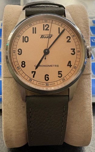 Tissot Heritage 1938 39mm Automatic COSC Pink Dial Men's Watch T1424641633200