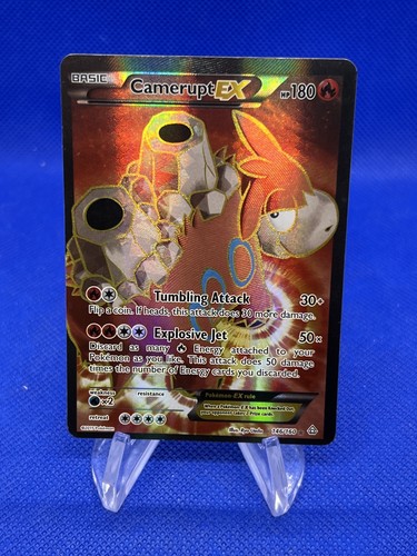 2015 Pokemon XY Primal Clash Camerupt EX 146/160 Full Art Ultra Rare MP/HP