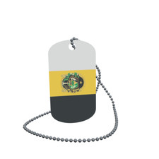 Dog Tag Flag Yogyakarta Dog Tag Aluminium 30 x 50mm