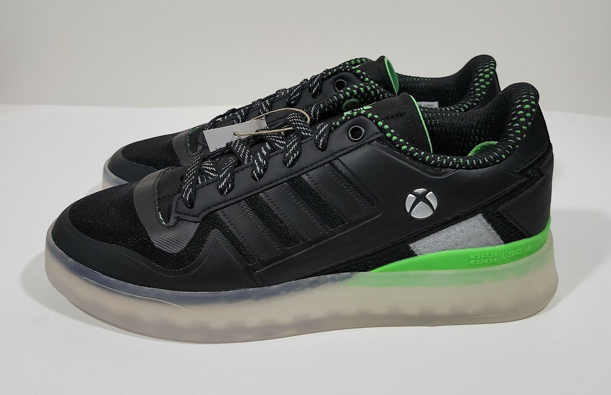 Adidas Xbox Forum Tech Boost Mens Shoes Black Green Size 8.5