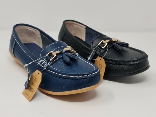 WOMENS WIDE FIT LADIES REAL LEATHER 