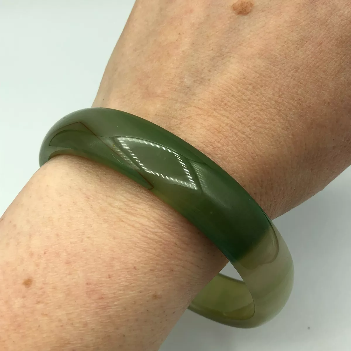 Solid gemstone deals bangle