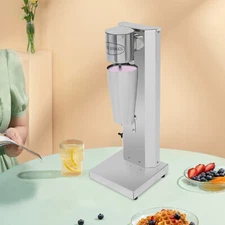 180W Single-Head Commercial Stainless Steel Milk Shake Machine Drink Milk Mixer