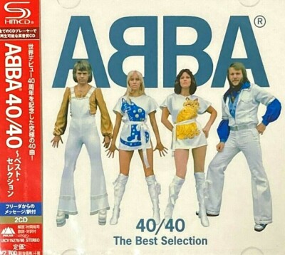 ABBA SEALED BRAND NEW 2CD(SHM-CD) ''ABBA 40/40 The Best Selection'' Japan OBI