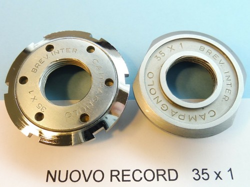 Bicicleta Campagnolo N.Record bb taps & Lockring (francés 35 x 1) NUEVO DE LOTE ANTIGUO L'eroica - Imagen 1 de 3