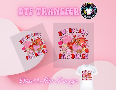 Sweet Like pan dulce DTF Print Only, DIY, Heat Transfer, T-shirt Design