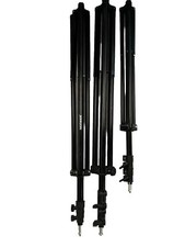 2 Neewer Metal Light Stands 1 No Name Stand Fits Lights With 5/8  Adapters