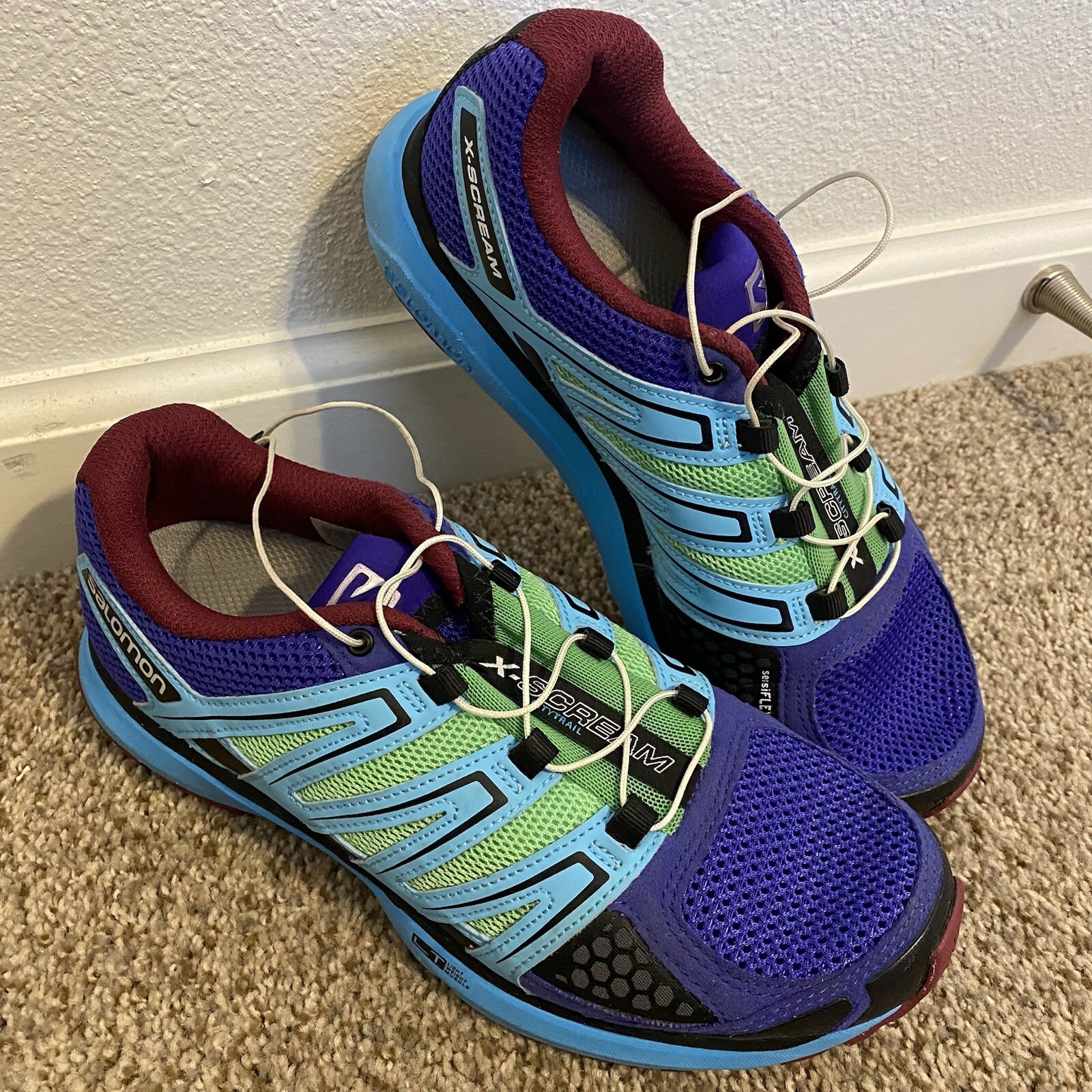 Scarpe da corsa Salomon X Scream Citytrail da donna taglia 7 5 sensiFLEX multicolore