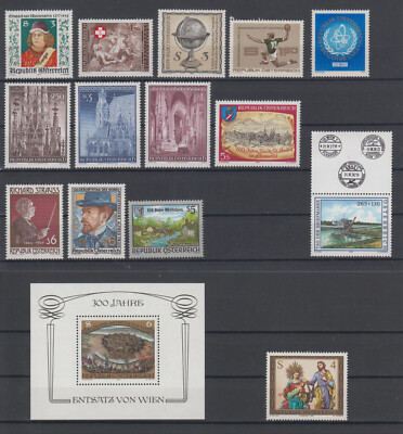 AUSTRIA. CONJUNTO DE 45  SELLOS.  MNH  Y   USADOS