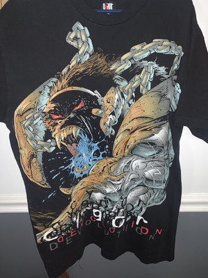 Vintage 1997 Spawn Cygor Devolution Todd McFarlane TV Show T-Shirt 