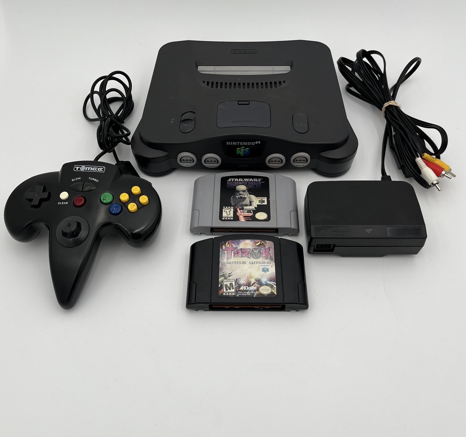 Nintendo 64 N64 Console Bundle Lot Games Controller Works Star