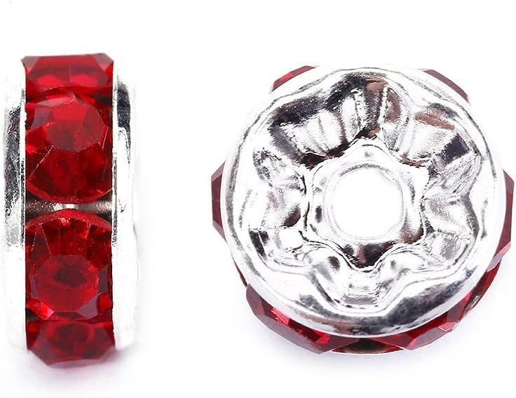Perline Di Cristallo Brcbeads Rotonde Per Creare Gioielli - Colori Assortiti Placcato Argento