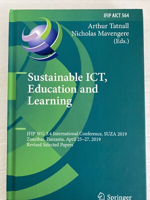 Sustainable ICT Education And Learning.Springer Arthur Tatnall Nicholas Mavenger