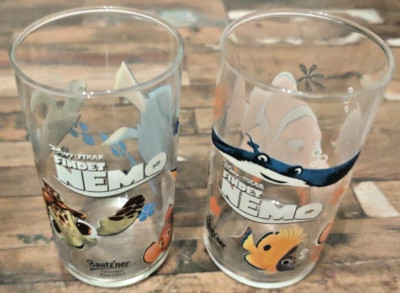 2 verschieden Sammelgläser Senfglas Develey Findet Nemo 